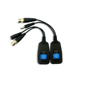 10 x CCTV Passive Video Balun Power Over UTP Cat5 Cat6 BNC Camera Transceiver