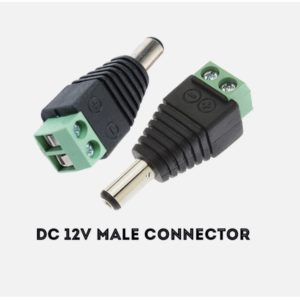 100X 12V DC Male Power Connector Adapter Jack Plug