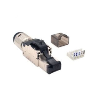 10X CAT8 7/6/5 Tool Free RJ45 Field Connector 22-26AWG –