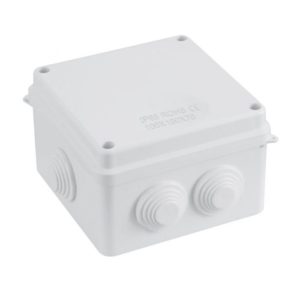 3 x White IP65 Waterproof Junction Box 100x100x70mm Outdoor Electrical CCTV