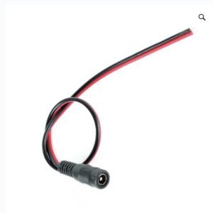 DC Pigtail Female Power Plug 5.5 x 2.5mm Ends For CCTV Cable