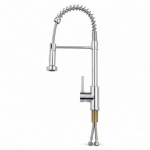 Premium Spring Pull-Out Kitchen Mixer Tap – Chrome – SS201
