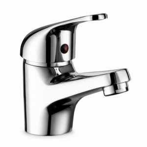 Compact Single-Lever Basin Mixer Tap – Chrome – Zinc