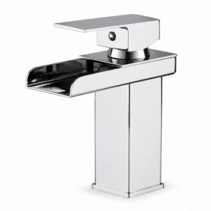 Open-Spout Waterfall Basin Mixer Tap – Chrome – SS304