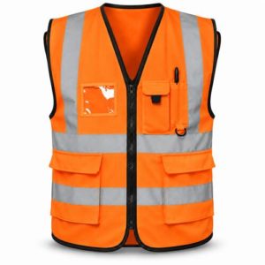 Hi-Vis Orange Safety Vest