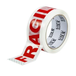 Fragile packing tape 48mm x 68m single roll